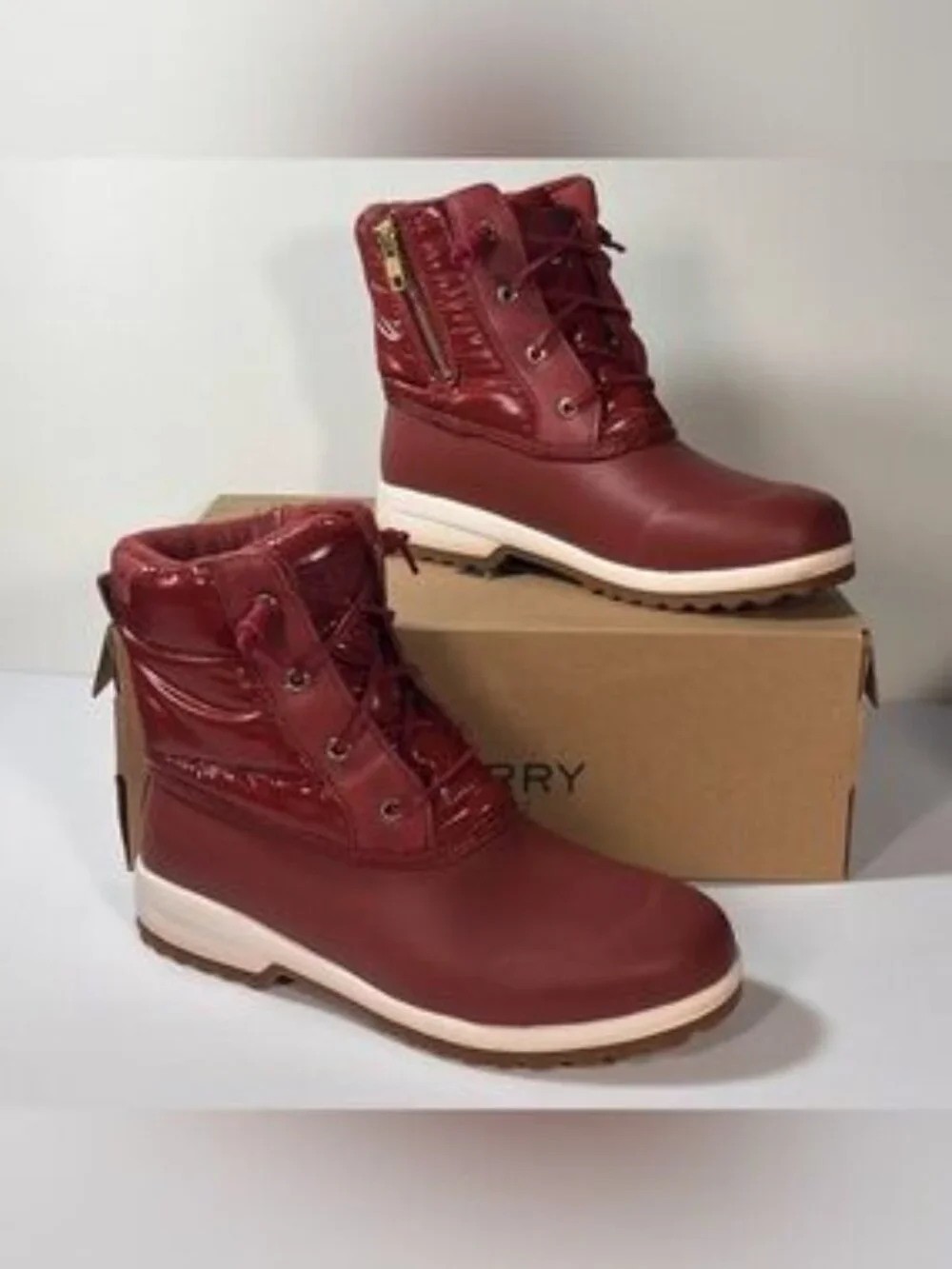 Sperry Maritime Repel Lace-Up Ankle Boots